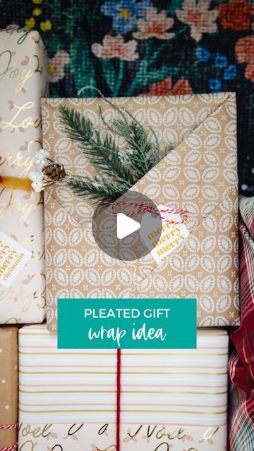 Christina Dennis on Instagram Gift Pocket Ideas, Gift Wrap With Card Pocket, How To Wrap A Dress As A Gift, Gift Wrap With Pocket, How To Wrap Books As Gifts Presents, Fancy Wrapping Techniques, Present Wrapping Tutorial, Gift Wrapping Techniques Video Tutorials, Easy Gift Wrapping Tutorials