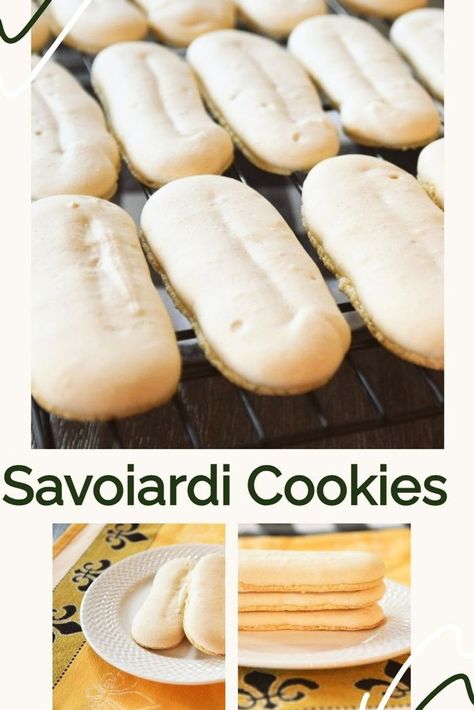 Elevate your dessert experience with these heavenly Savoiardi Cookies! Our recipe ensures a perfect balance of light, airy texture and a hint of sweetness, making them ideal for indulging in your favorite coffee or pairing with a luscious tiramisu. Italian Ladyfingers Recipe, Easy Zeppole Recipe, Sicilian Pastries, Savoiardi Recipe, Ladyfingers Recipe, Homemade Ladyfingers, Lady Fingers Recipe, Italian Desert, Italy Recipes