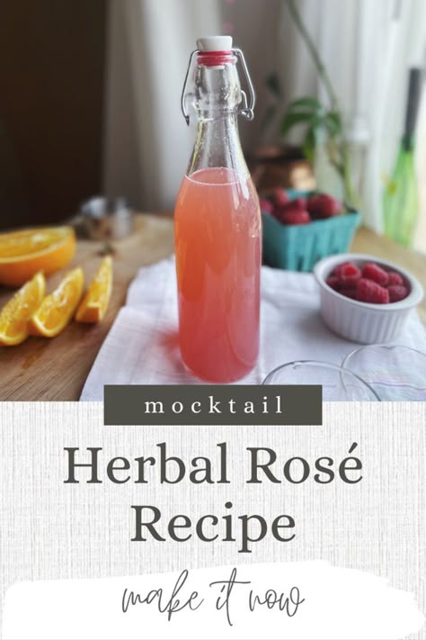 Apothekary Wine Down Recipes, Adaptogen Drink Recipe, Herbal Infusions Recipes, Wine Mocktail Recipe, Herb Infused Mocktails, Non Alcoholic Wedding Drinks, Herbal Cocktail Recipes, Herbal Mocktail Recipes, Mineral Drinks