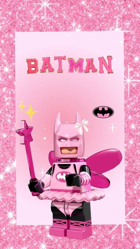 Batman 😍 #legobatman #lego #batman #batmanforever Lego Batman Wallpaper, Pink Batman, Lego Wallpaper, Batman Wallpaper, Im Batman, Lego Batman, Fairy Princesses, Wallpaper Iphone Cute, Screen Savers