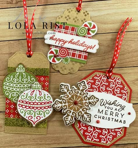 Stampin Up Christmas Gift Tags 2023, Stampin Up Christmas Tags Ideas, Stampin Up Christmas Tags 2023, Stampin Up Gift Tags, Stampin Up Christmas Tags, Cristmas Gift Tags Cricut, Time Of Giving Stampin Up Gift Tags, Diy Christmas Gift Tags Scrapbook Paper, Christmas Gift Tags Stampin Up