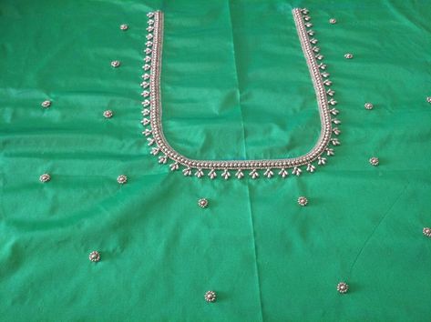 Simple aari design cost offer 999 only Simple Aari Design, Aari Design, Bead Work, Wheat, Beads, Quick Saves, Design