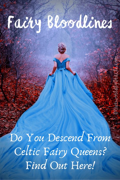 Fairy Bloodlines: Do You Descend from a Celtic Fairy Queen? Irish Faeries, Irish Paganism, Irish Witchcraft, Irish Fairies, Irish Clans, Celtic Witchcraft, Irish Witch, Irish Magic, Celtic Folklore