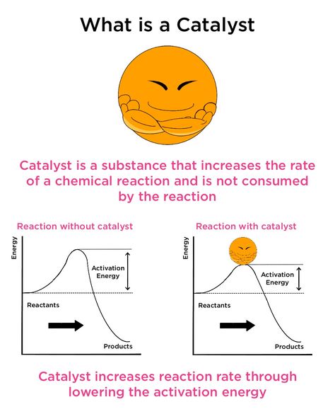 Catalysts — Definition & Importance - Expii Energy Activities, Chemistry Lessons, Chemical Industry, Chemical Reactions, Chemistry, Need To Know, Meant To Be, Science, Energy