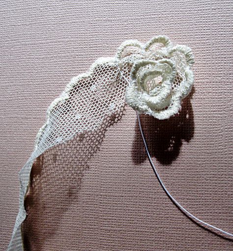 Hello Everyone.  Do you want to know how to make this little lace flower?      Well if you stay on this page I will give you  step by step i... Lace Flowers Tutorial How To Make, How To Make Lace Flowers, Doily Flowers Diy, Lace Flowers Tutorial, Diy Flores, Fleurs Diy, Lace Crafts, Fabric Flower Tutorial, Rose Tutorial