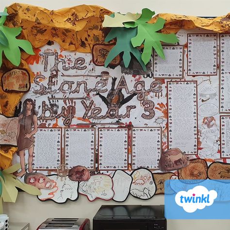 Stone Age To Iron Age Display, Stone Age Display Year 3, Stone Age Year 3, Stone Age Ks2, Stone Age Display, Stone Age Boy, Miss Honey Matilda, Stone Age Houses, Primary School Displays