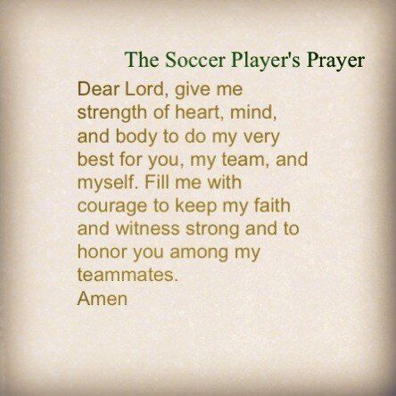 The Soccer Players Prayer Soccer Blessing, Athletes Prayer, Soccer Problems, Inspirational Soccer Quotes, Soccer Season, Soccer Stuff, Soccer Girl Problems, Soccer Inspiration, Soccer Memes