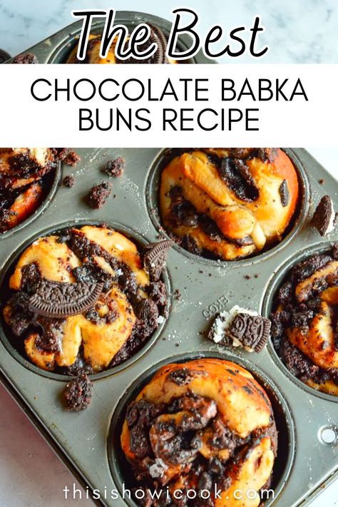 This is the best chocolate babka buns recipe I know of. And yes, you can freeze babka buns. And you will want too, because this recipe makes 18 buns.  I know you can’t eat them all at one sitting. Well, maybe you can!! Chocolate Rugelach Recipe, Babka Buns, Chocolate Buns, Chocolate Rugelach, Babka Bread, Dessert Breads, Babka Recipe, Chocolate Babka, Hearty Comfort Food