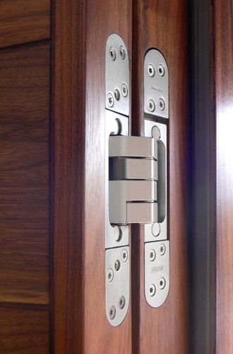 Concealed flush door hinges Arbaz Khan, Concealed Door Hinges, Hidden Door Hinges, Front Doors Uk, Flush Door Design, Invisible Doors, Flush Door, Contemporary Front Doors, Hidden Hinges