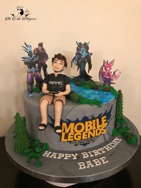 Mobile Legends Cake Ideas, Mobile Legend Cake Design, Mobile Legend Cake, Cake Designs For Boy, Exo Jongdae, Cake For Boyfriend, Fondant Cakes Birthday, Make Birthday Cake, Teen Cakes