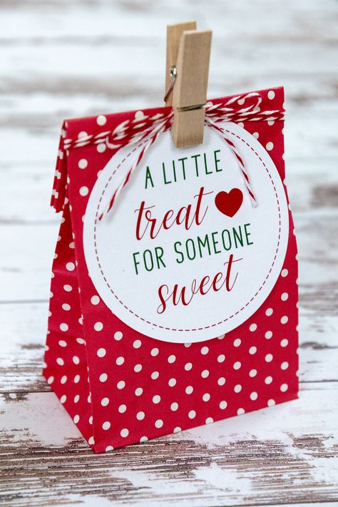 Free Printable Christmas Gift Tags, A Little Treat for Someone Sweet. Perfect for employee or teacher appreciation this holiday season. #teachers #teacherappreciation #teachergifts Printable Holiday Tags, Kindness Week, Sunshine Committee, Free Printable Christmas Gift Tags, Valentines Treats, Winter Printables, Hamper Ideas, Adult Valentines, Faking It