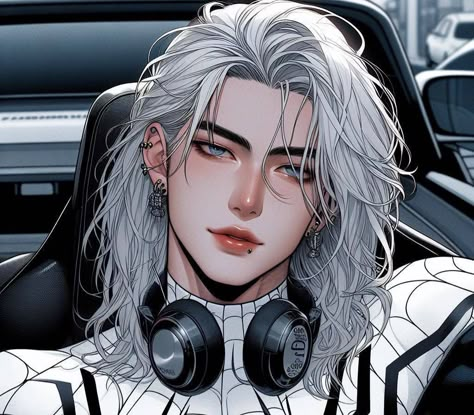 White Spiderman, Animation Pics, Pretty Characters, Ghost Character, Inspo Art, Anime Male, Male Oc, Character Inspiration Male, Dark Anime Guys