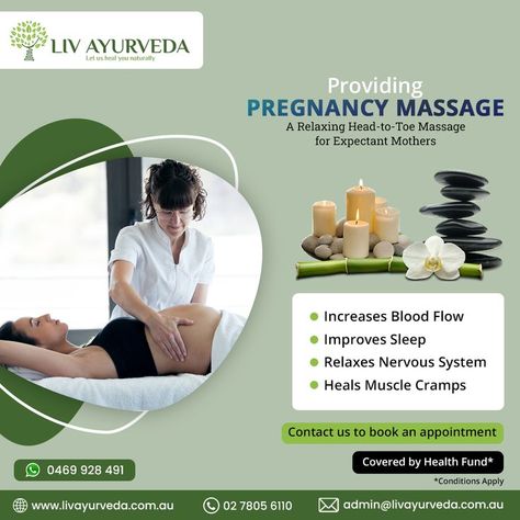 During pregnancy, women undergo a lot of physical and mental changes, which results in body aches and stress. With pregnancy massage, not only that these difficulties can be addressed but also the expectant mothers can be furnished with overall nourishment. Covered by health fund (Conditions Apply), On-site car parking is available at our clinic. Ring us on 02 7805 6110. Postnatal Care, Pregnancy Women, Pregnancy Massage, Body Aches, Body Ache, Improve Sleep, Blood Flow, Nervous System, Car Parking