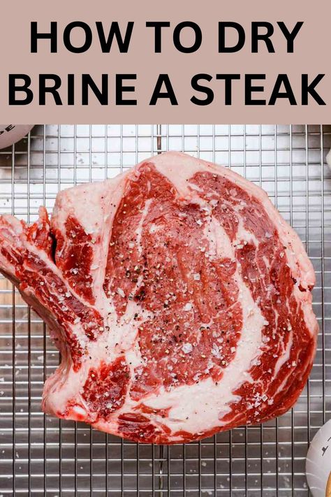 Brine Steak, Beef Heart Recipe, Beef Massaman, Beef Massaman Curry, Dry Brine, Frozen Steak, Beef Steak Recipes, Cooking The Perfect Steak, Massaman Curry