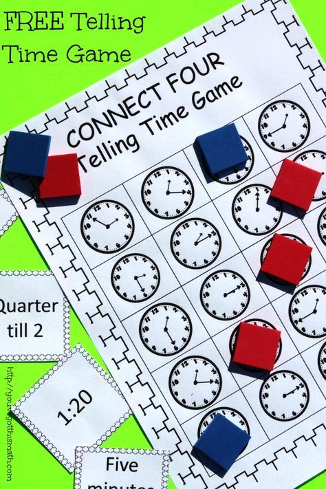 Free printable game for telling time. Great practice for my second graders. Telling Time Games, Telling Time Activities, Math Measurement, Free Printable Games, Time Games, Math Time, Second Grade Math, Third Grade Math, Math Methods