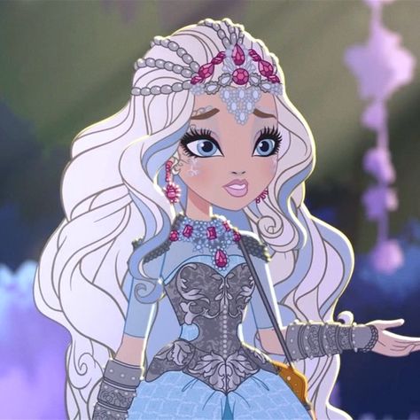 Darling Charming Darling Charming, Ever After High, Ever After, Hair, Blue, White