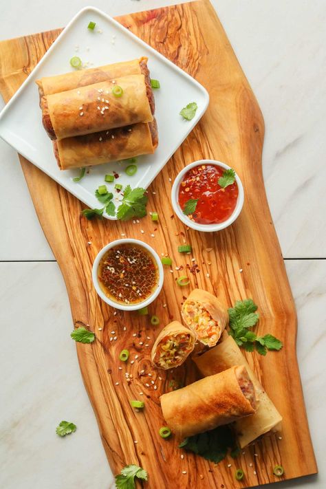 Vibration Raising, Thai Spring Rolls, Spring Roll Pastry, Vegan Spring Rolls, Veggie Spring Rolls, Fried Spring Rolls, Vietnamese Spring Rolls, Spring Roll, Vegan Main Dishes