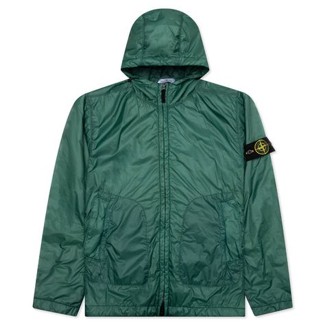 Green utility jacket