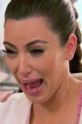 Kim Kardashian Crying, Rice Gum, Kim Kardashian Cry, Jw Humor, Reaction Face, Funny Face, Kim K, The Kardashians, Reaction Memes