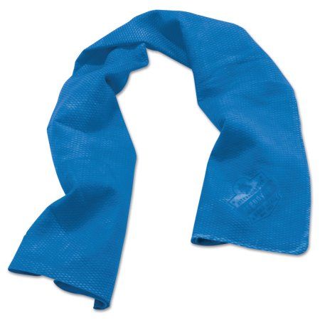 Ergodyne Chill-Its 6602 Evaporative Cooling Towels, 13 1/2 in X 29 1/2 in, Solid Blue Cold Towels, Evaporative Cooling, Heat Exhaustion, Cooling Towels, Towel Colors, Blue Towels, More Water, Towel Sizes, Workout Accessories