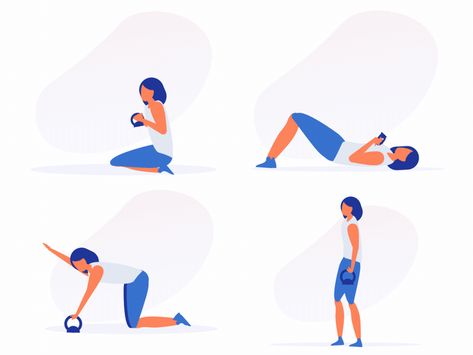 Lottie animation of a Woman does Compound Exercises. Exercise Animation, Workout Animation, Fitness Animation, Sport Animation, Exercise Gif, Fitness Gif, Lottie Animation, Web Animation, Animation Tools