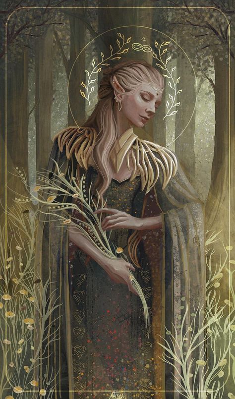 Elven Goddess, Dragon Age, Elf, Greece, Forest, Deviantart, Art Print, Art