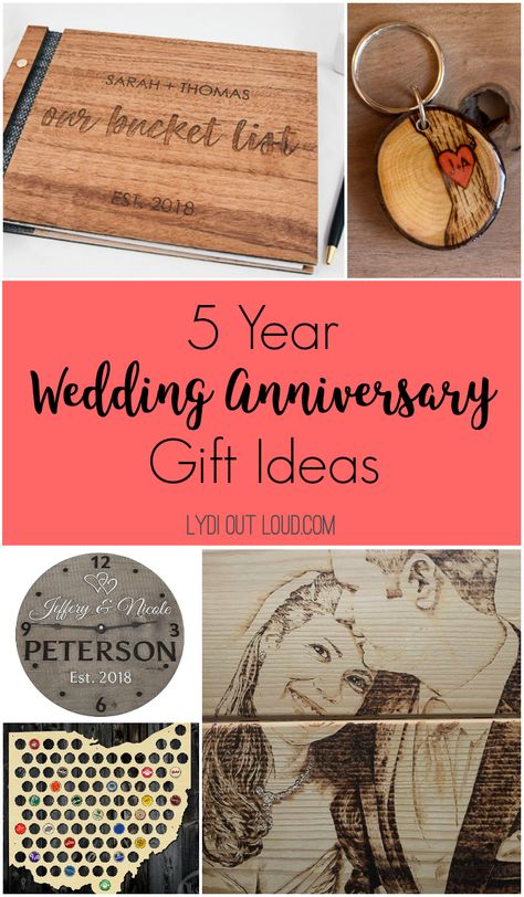 5 year wedding anniversary gift ideas. Do you have an anniversary coming up or do you want that perfect gift for parents, or for friends. Say Happy Anniversary the perfect way with these gift ideas. Traditional or unique, this list has you covered.  #anniversarygiftideas #anniversaryideas #anniversarygifts #anniversary #wedding @lydioutloud 5 Yr Anniversary Gift For Him, Weddi G Anniversary Gifts By Year, 5th Anniversary Gift Ideas For Him, 5 Year Anniversary Gift Ideas For Him, Wedding Annivery Gifts By Year, 5 Year Anniversary Gift Ideas, Wooden Anniversary Gifts For Him, Anniversary Gift Ideas For Couple, 5 Year Work Anniversary