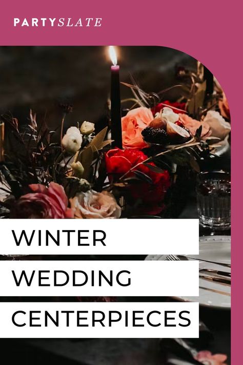 Wintertide weddings wow with their brilliant winter wedding color palettes, cozy (or dramatic) lighting opportunities, and photo-worthy tablescapes. PartySlate’s shortlist of winter wedding centerpieces will have you eager for the next snowfall — minus the shoveling. Winter Wedding Centerpieces Round Table, Winter Wedding Centerpieces Elegant, Winter Wedding Flowers Centerpieces, Holiday Wedding Centerpieces, Winter Wedding Table Centerpieces, Round Table Centerpieces Wedding, Long Table Decorations, Rehearsal Dinner Centerpieces, Round Table Centerpieces