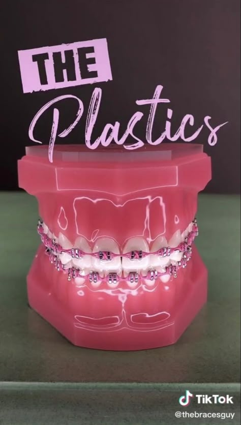 Powerchain Braces Colors Pink, Hot Pink And Light Pink Braces, Braces Colors With Rubber Bands, Dark Pink Braces, Neon Pink Braces, Baby Pink Braces, Light Pink Braces, The Braces Guy, Hot Pink Braces