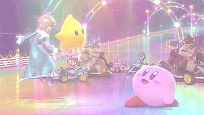 Kirby Headphones, Rosalina Mario, Fascinating Pictures, Gifs Aesthetic, Game Gif, Princess Rosalina, Gif Background, Super Mario Galaxy, Nintendo Characters