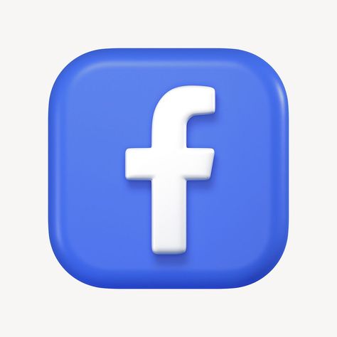 Facebook icon for social media in 3D design. 25 MAY 2022 - BANGKOK, THAILAND | free image by rawpixel.com / Sakarin Sukmanatham Mtn Logo, Logo Design Youtube, Youtube Logo Design, Queen Wallpaper Crown, Youtube Channel Branding, Youtube Header, Channel Art Youtube, Facebook And Instagram Logo, Youtube Template