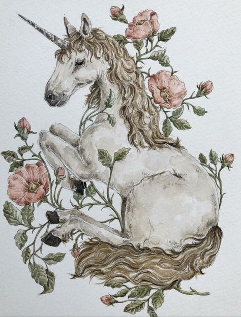 Unicorn art drawing