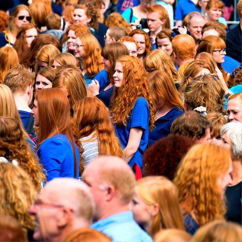 Redhead Day in Breda, The Netherlands. Oct 23rd.