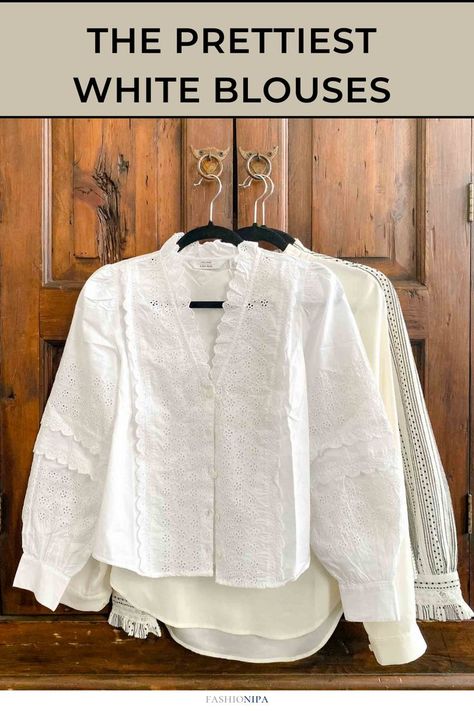 Oversized shirts can overwhelm a petite figure. These pretty white blouses are petite friendly and on-trend... Basic White Blouse, White Blouses, White Cotton Blouse, Fashion For Petite Women, Oversized Shirts, Petite Jeans, Petite Women, Petite Outfits, Petite Fashion