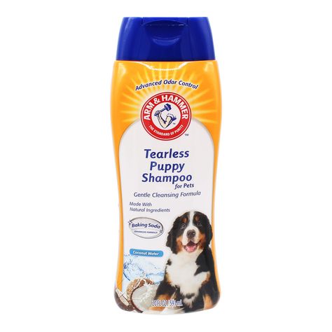 Arm & Hammer for Pets Tearless Puppy Shampoo | Gentle & Effective Tearless Shampoo for Puppies & All Dogs | Coconut Water Sce Oatmeal Shampoo For Dogs, Organic Dog Shampoo, Smelly Dog, Puppy Shampoo, Oatmeal Dog Shampoo, Natural Pet Care, Pet Odor Eliminator, Coconut Scent, Dog Conditioner