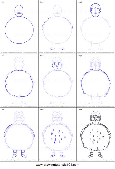 Bobs Burgers Sketch, Bobs Burgers Printables, How To Draw Bobs Burgers Characters, Bobs Burgers Drawing Ideas, Bobs Burgers Doodles, Bobs Burgers Drawing, Bobs Burgers Fan Art, Drawing Positions, Gene Belcher