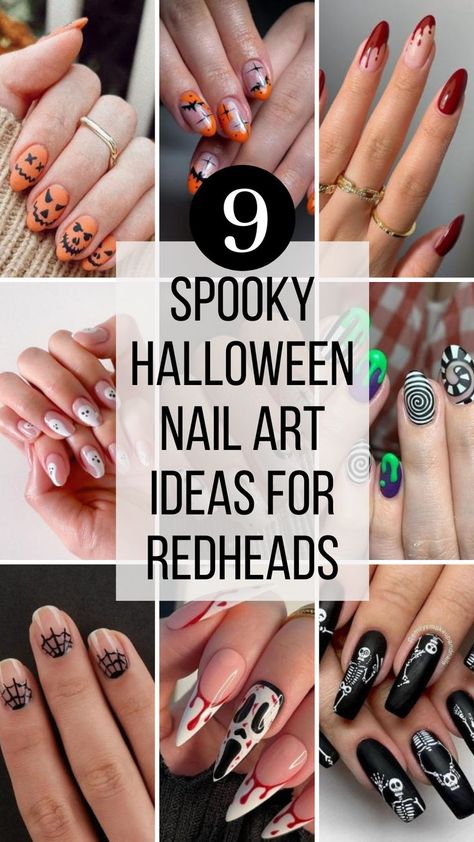 Now that we’re knee-deep in fall, you’re probably sick of cute autumn nail ideas. Want something spooky to round out the month of October? October Nails Round, Short Round Nail Ideas Fall, October Nails Halloween, Disney Halloween Nails, Halloween Nail Colors, Fun Halloween Nails, Witchy Nails, Magic Nails, Classy Nail Designs