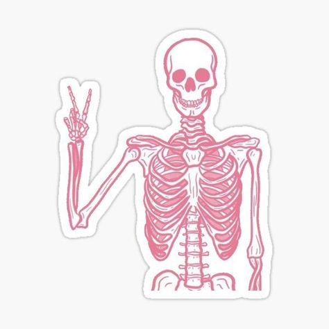 preppy pink skeleton sticker #sticker #pink #skeleton #preppy #sorority #college #aesthetic #pink Pink Anatomy Aesthetic, College Stickers Aesthetic, Cool Aesthetic Stickers, Preppy Stickers Pink, Pink Aesthetic Stickers Printable, Cute Preppy Stickers, Stickers To Print Out, Laptop Stickers Pink, Diy Sticker Ideas