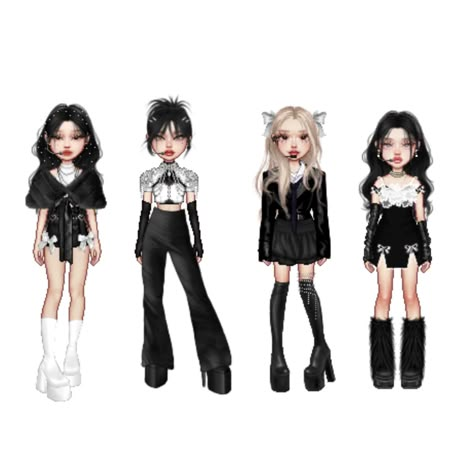 4 Member Outfits, Kpop Stage Outfits Ideas, Street Dance Outfit, Dance Style Outfits, Casual Elegant Style, Movie Inspired Outfits, Performance Outfits, Bratz Inspired Outfits, Art Outfits