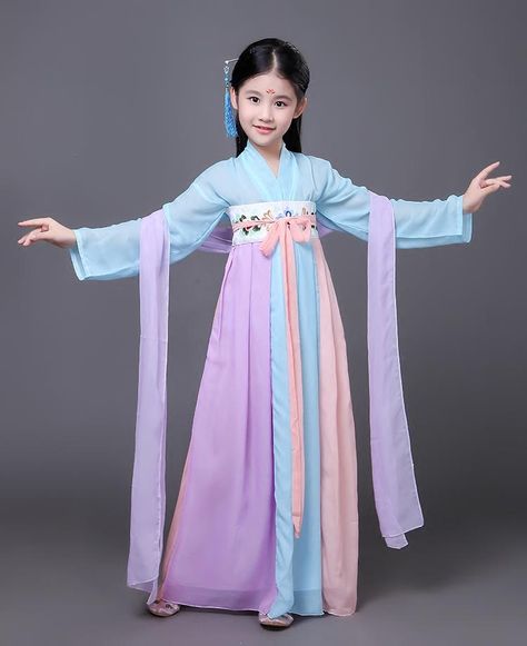 2020 Children Chinese Traditional Hanfu Dress Girls Kid Ancient Chinese Hanfu Dress Costume Woman Tang Clothing For Girl Costumes From Zhaolinshe, $23.22 | DHgate.Com Human Pose, Chinese Hanfu Dress, Princess Weiyoung, Shen Yun, Traditional Asian Dress, Marvel Dr, Dresses Christmas, 7 Continents, Costumes For Teens