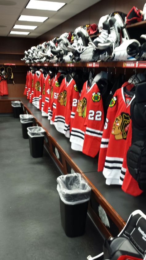 locker room Locker Room Aesthetic, Hockey Locker Room, Future Boy, Ice Skating Rink, Blackhawks Hockey, Sports Romance, Ice Ice Baby, Changing Room, Locker Room