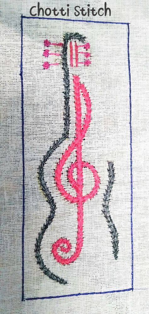 Chotti Stitch In Aari, Choti Stitch Aari Design, Fly Stitch Filling Design In Aari, Half Load Stitch Type 2 Design In Aari, Chotti Stitch Aari Image, Chotti Stitch Design Drawing, Aari Stitches, Aari Drawing, Beach Photo Inspiration