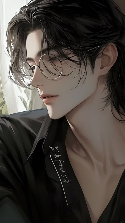 Guy With Glasses Drawing Reference, Talkie Characters, Korean Fanart, Best Anime Series, Male Art Reference, The Best Anime, 얼굴 그리기, The Promised Neverland, Dark Anime Guys