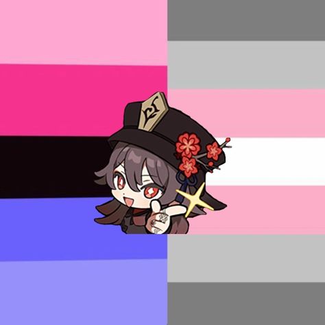 Hutao demigilr and omnisexual icon Omni Demigirl Pfp, Hutao Pfp, Omnisexual Pfp, Demigirl Pfp, Omni Pfp, Pride Icons, I Am Confused, Flag Icon, Hu Tao