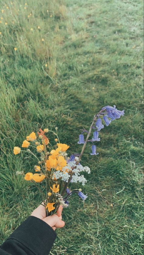 buttercups, bluebells and white flowers i cant remember Bluebell Bouquet, Buttercup Bouquet, Buttercup Flowers, Wild Flower Bouquet, Buttercup Flower, Wildflower Bouquet, Wild Flower, I Cant, Flowers Bouquet