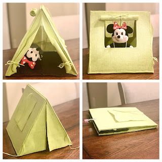 Diy Doll Tent How To Make, Diy Doll Tent, Provocation Ideas, Photo Organization Storage, Disney Nuimos, Cardboard Dollhouse, Disney Diy Crafts, Diy Tent, Diy Doll Miniatures