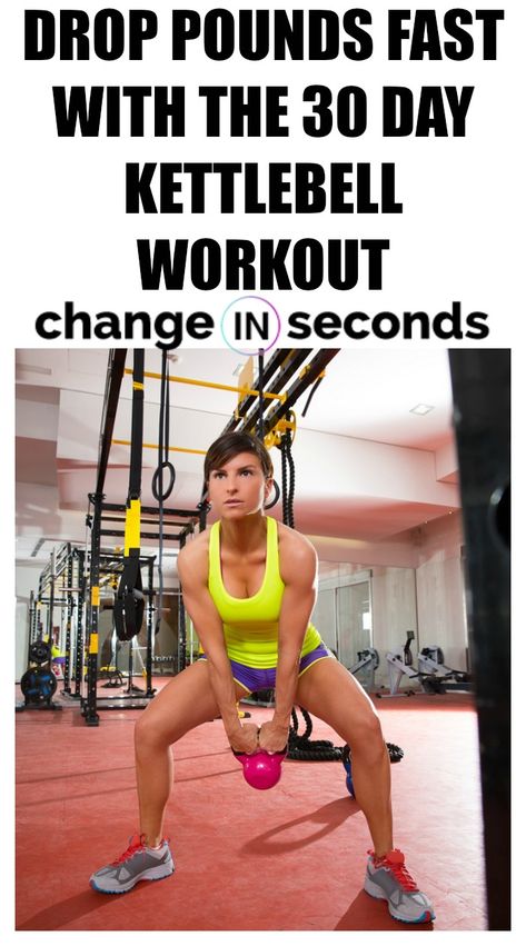 Fitness Before After, Kettlebell Challenge, Smaller Portions, Kettle Bell, Fitness Home, Kettlebell Swings, Workout Plans, Fiber Rich, Kettlebell Workout