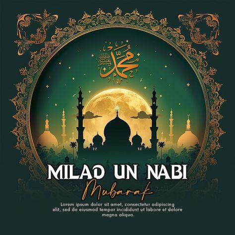 Celebration Poster, Milad Un Nabi, Free Business Card Mockup, Business Card Maker, Flyer Maker, Poster Maker, Video Background, Poster Invitation, Presentation Template Free