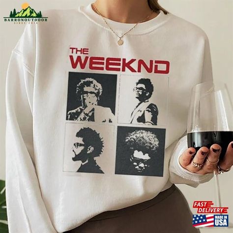 The Weeknd T-Shirt Vintage Hip Hoodie Classic Check more at https://barronoutdoor.com/product/the-weeknd-t-shirt-vintage-hip-hoodie-classic/ The Weeknd Tshirt Design, The Weeknd Hoodie, The Weeknd T Shirt, Weeknd Merch, The Weeknd Merch, Artist Merch, Bootleg Shirt, Merch Ideas, Shirt Print Design