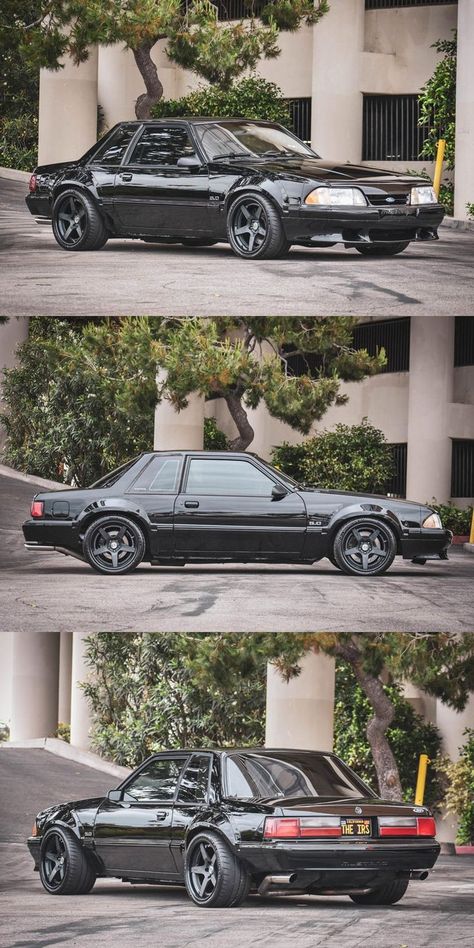 1989 Fox Body Mustang, Foxbody Mustang Coupe, Restomod Mustang, Mustang Drift, Notchback Mustang, Ford Fox, Custom Mustang, 1979 Ford Mustang, Sn95 Mustang